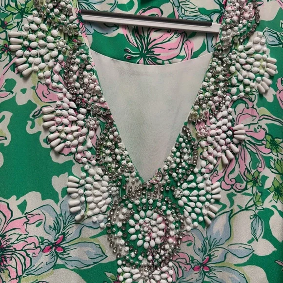 Lilly Pulitzer Mindy silk caftan dress